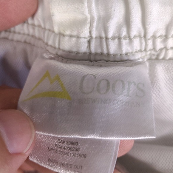 Coors Light‎ Board Swim Shorts Mens Small Gray Trunks Surf Beer Beach Lined - Picture 5 of 13